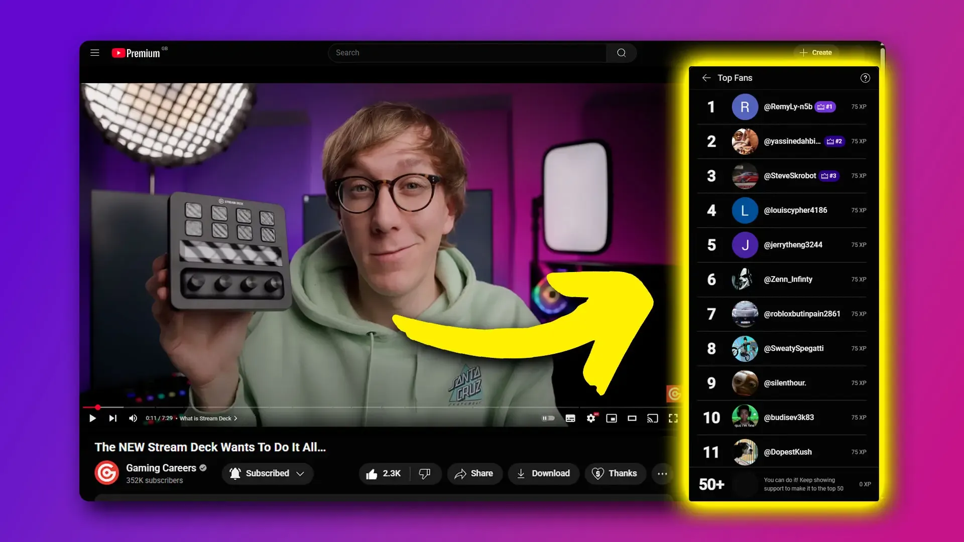 YouTube Launches Live Leaderboard for Top Fans