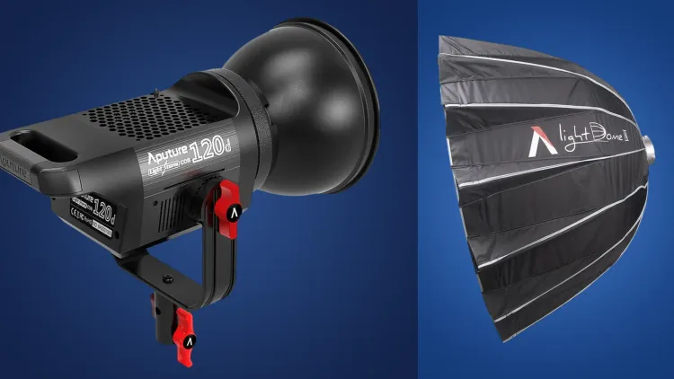 Aputure LS C120d + Light Dome II